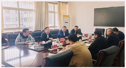 孙道军局长赴淮南新东辰控股集团有限责任公司开展专题调研